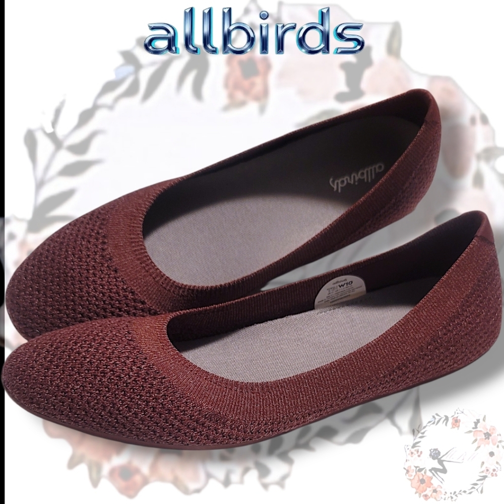 Allbirds Women's Berry Tree Breezer Ballet Flats Size 10 NWOB - Picture 5 of 7